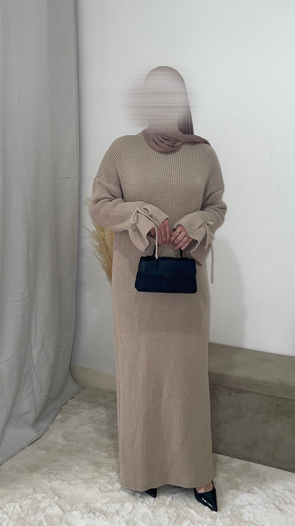 Robe Kaltoum Beige