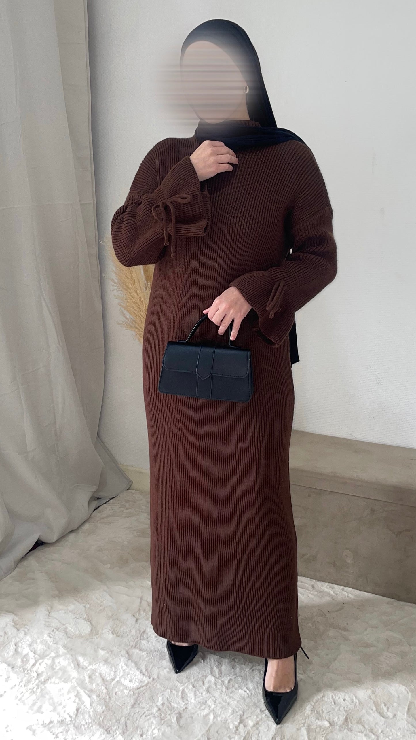 Robe Kaltoum Marron